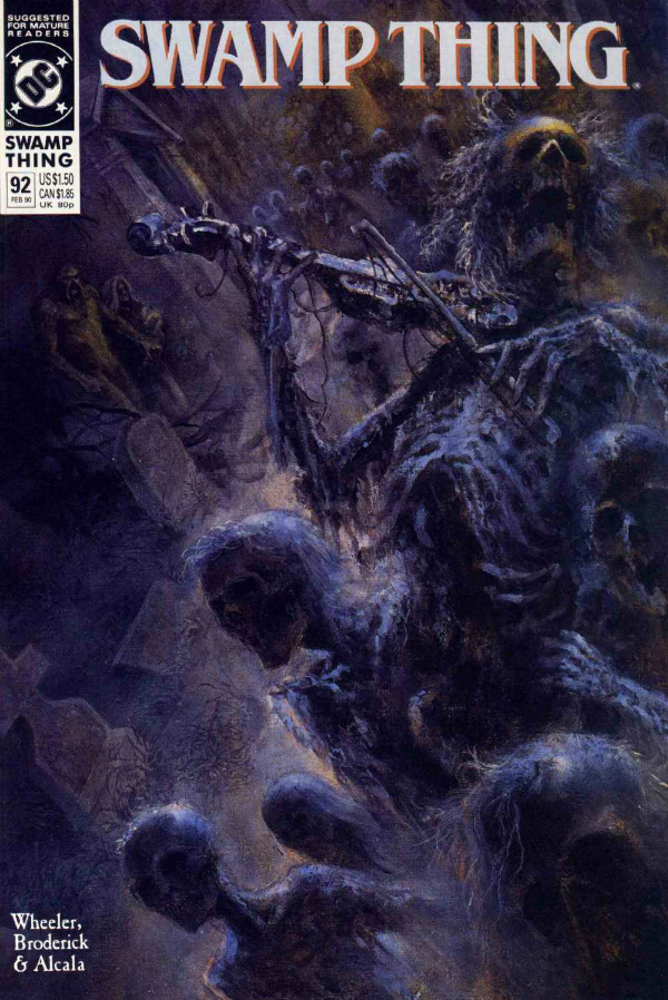 Swamp Thing #92, couverture