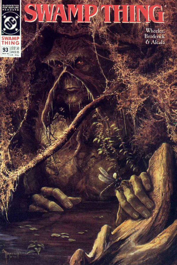 Swamp Thing #93, couverture