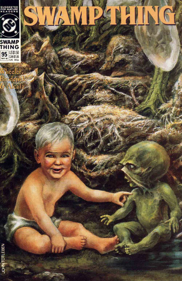Swamp Thing #95, couverture