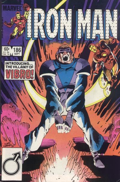 Iron Man #186, couverture