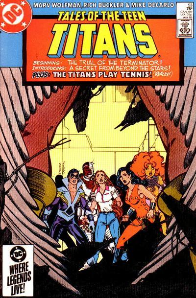 Tales Of The Teen Titans #53, couverture