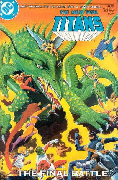 New Teen Titans #9, couverture