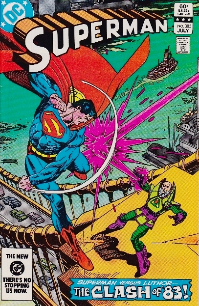 Superman #385, couverture