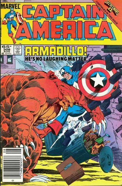 Captain America #308, couverture