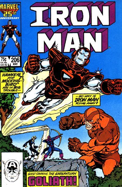 Iron Man #206, couverture