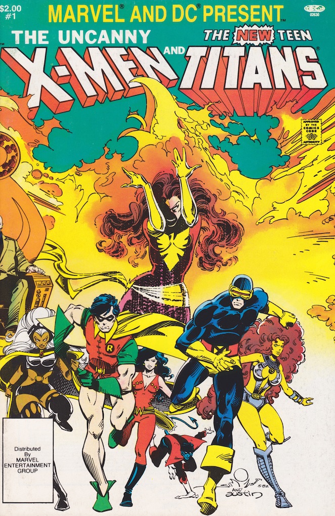 Marvel And Dc Present The Uncanny X-Men And The New Teen Titans, couverture