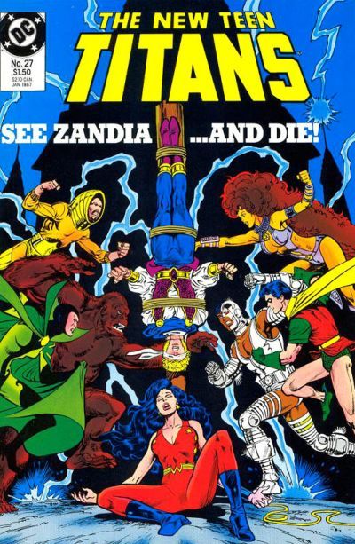 New Teen Titans #27, couverture