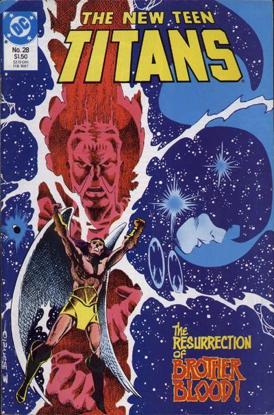 New Teen Titans #28, couverture