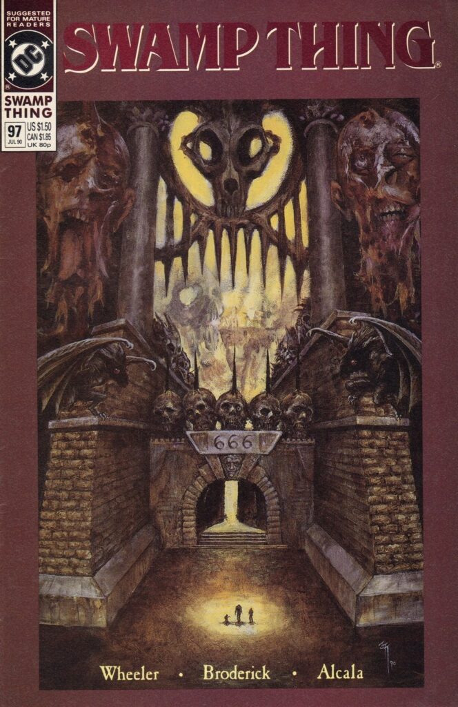 Swamp Thing #97, couverture