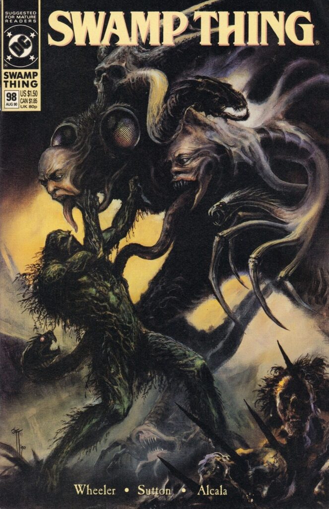Swamp Thing #98, couverture