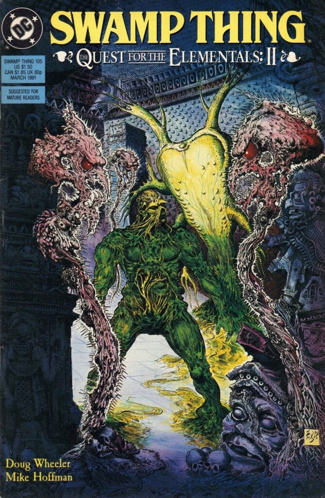 Swamp Thing #105, couverture