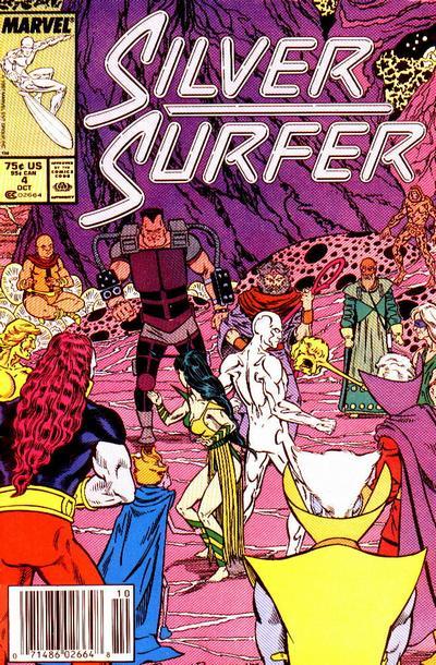 Silver Surfer #4, couverture