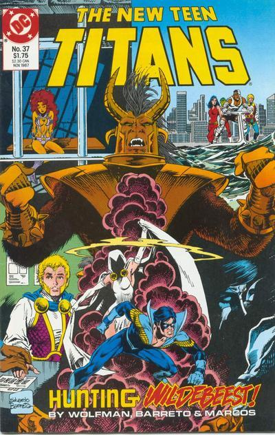New Teen Titans #37, couverture