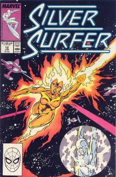 Silver Surfer #12, couverture