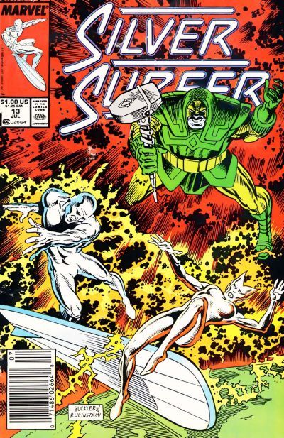 Silver Surfer #13, couverture