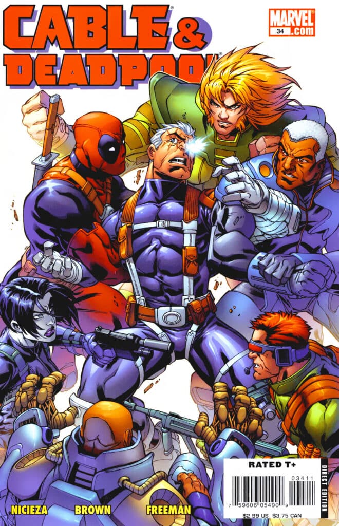 Cable & Deadpool #34, couverture