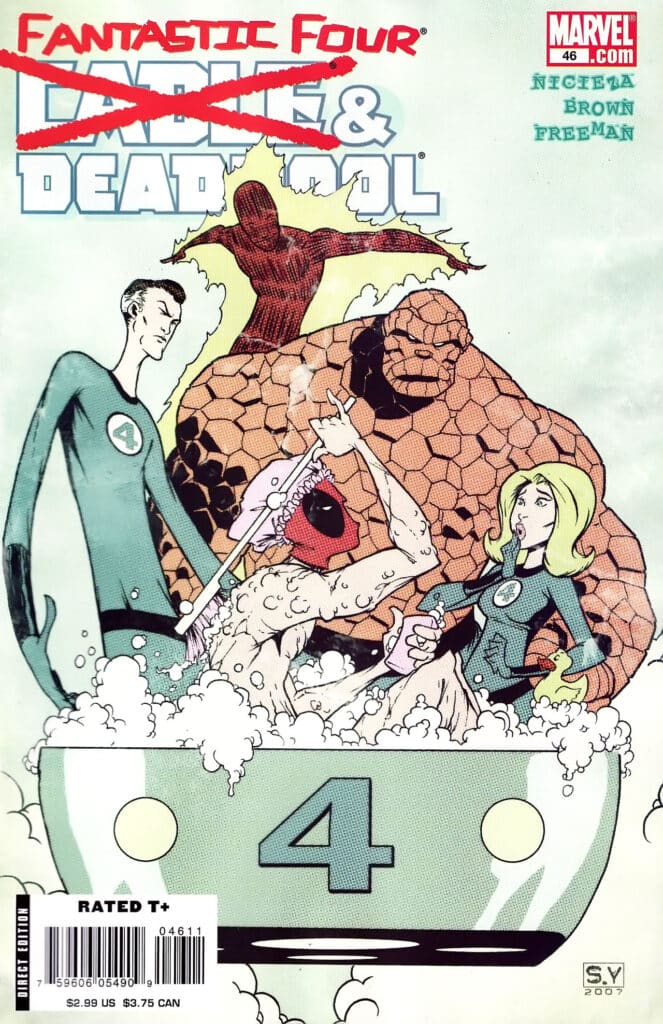 Cable & Deadpool #46, couverture