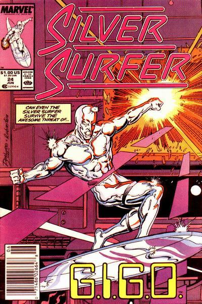 Silver Surfer #24, couverture
