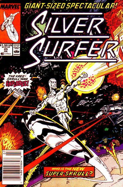 Silver Surfer #25, couverture