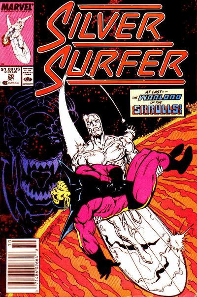 Silver Surfer #28, couverture