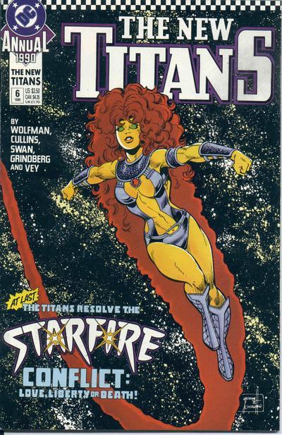 New Titans Annual #6, couverture