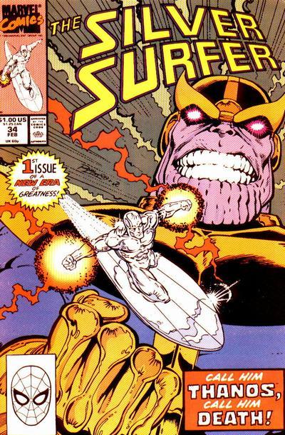 Silver Surfer #34, couverture