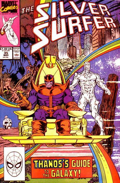 Silver Surfer #35, couverture