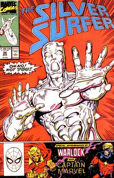 Silver Surfer #36, couverture