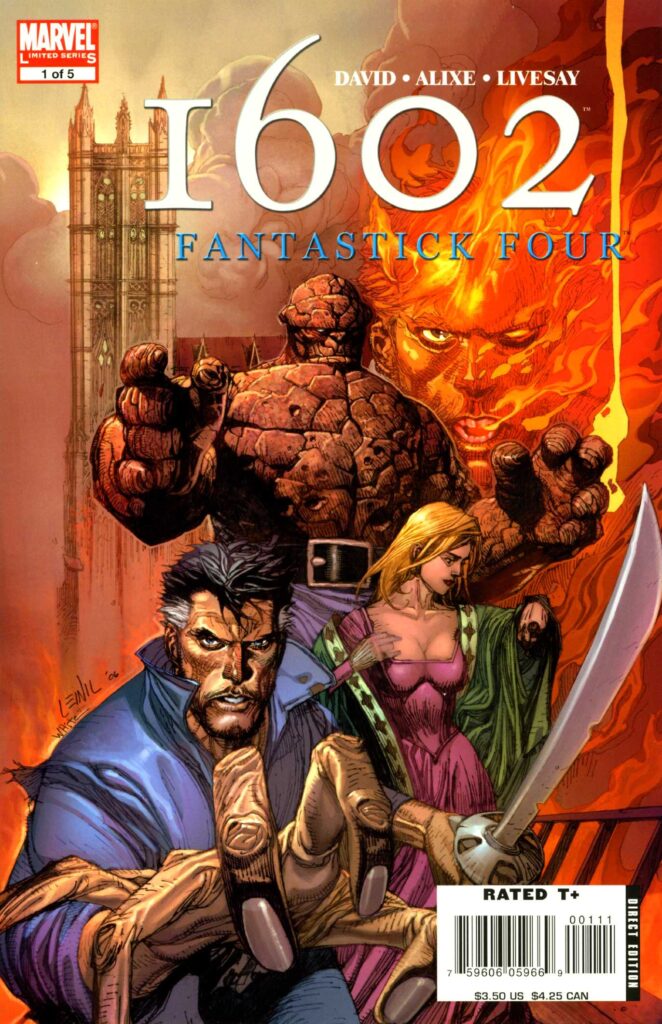 Marvel 1602: Fantastick Four #1-5 - Complete Set, couverture