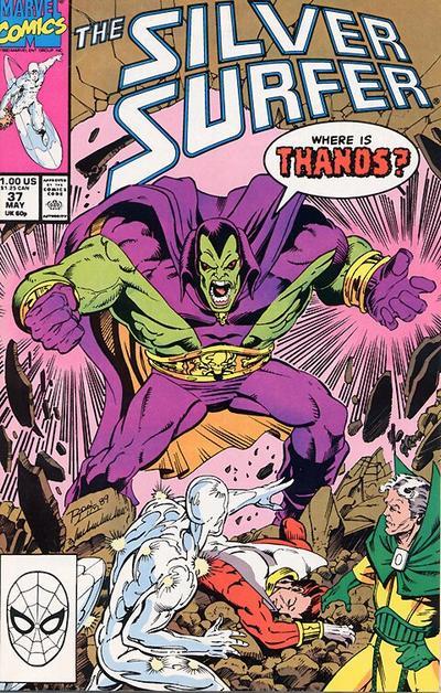 Silver Surfer #37, couverture