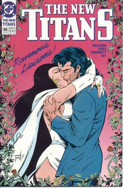 New Titans #66, couverture