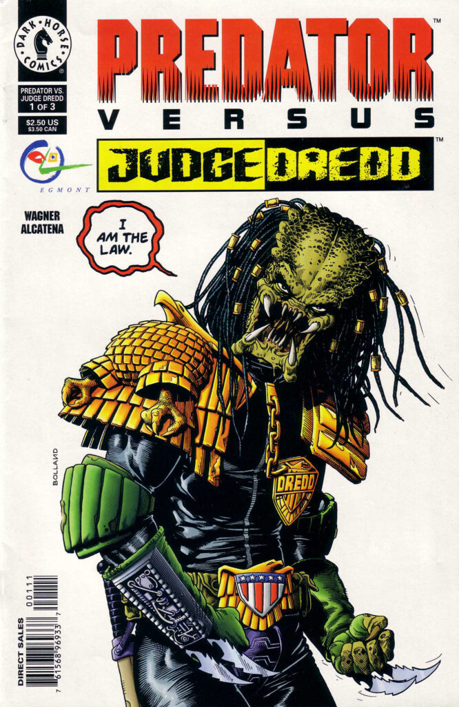 Predator Versus Judge Dredd #1, couverture
