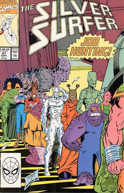 Silver Surfer #41, couverture