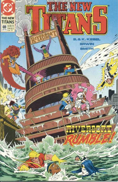 New Titans #69, couverture
