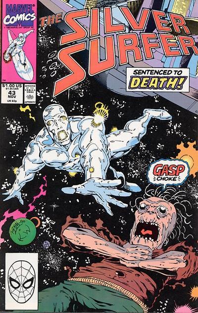 Silver Surfer #43, couverture