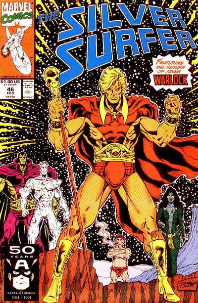 Silver Surfer #46, couverture