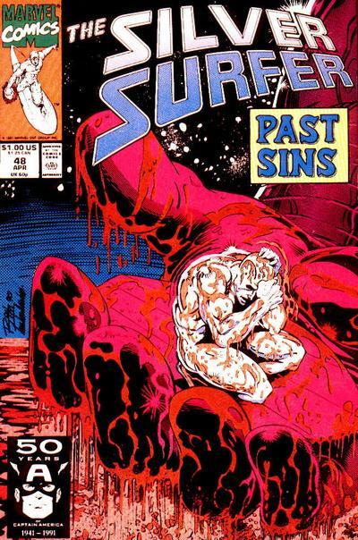 Silver Surfer #48, couverture