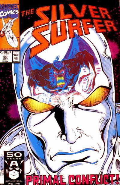 Silver Surfer #49, couverture