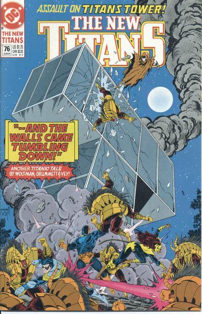 New Titans #76, couverture