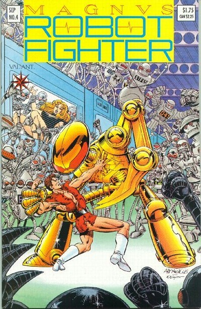 Magnus Robot Fighter #4, couverture