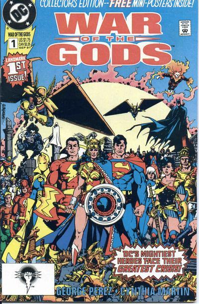 War Of The Gods #1-4 - Complete Set, couverture