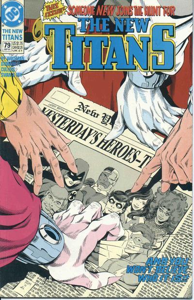 New Titans #79, couverture