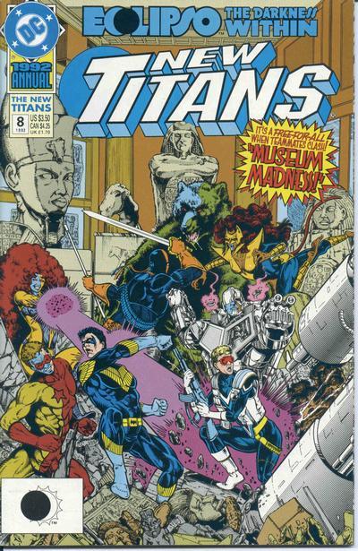 New Titans Annual #8, couverture