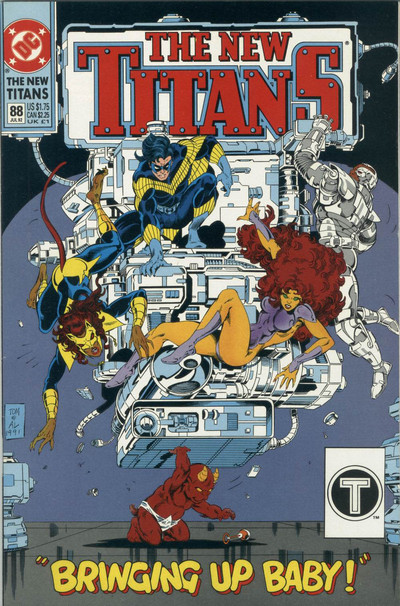 New Titans #88, couverture