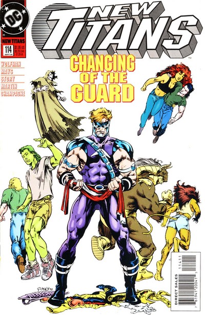 New Titans #114, couverture
