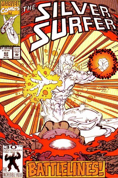 Silver Surfer #62, couverture