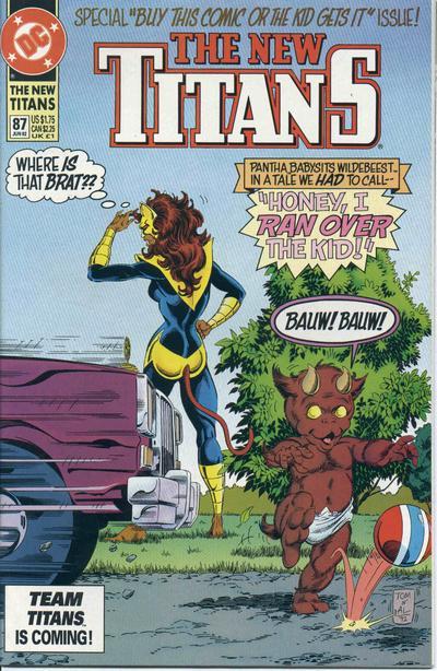 New Titans #87, couverture