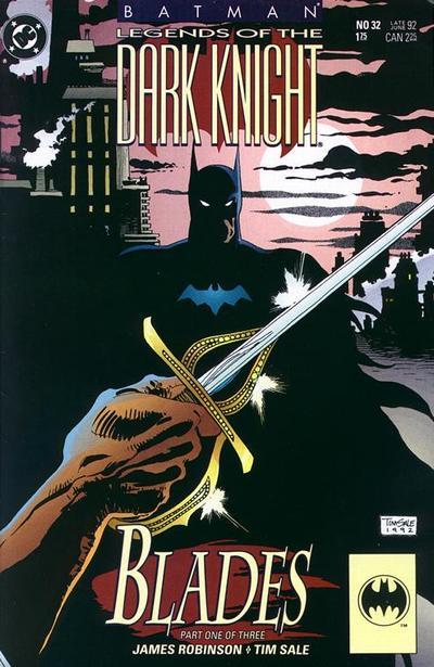 Legends Of The Dark Knight #32-34 - Complete Story "Blades", couverture