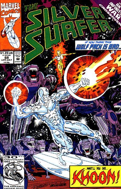 Silver Surfer #68, couverture