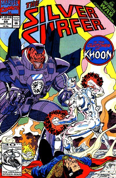 Silver Surfer #69, couverture